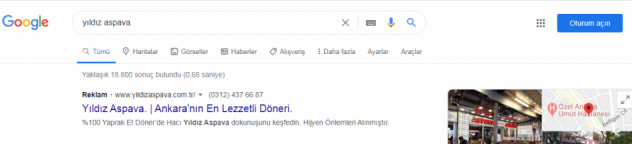 Ankara google reklam verme